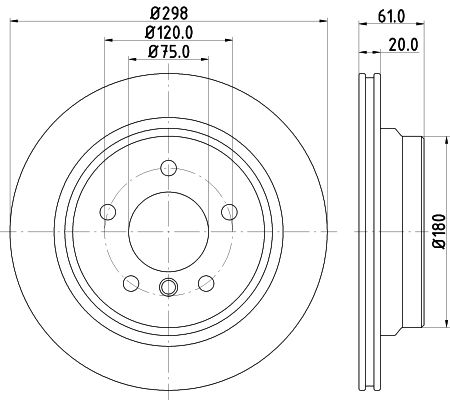 HELLA PAGID Piduriketas 8DD 355 122-111